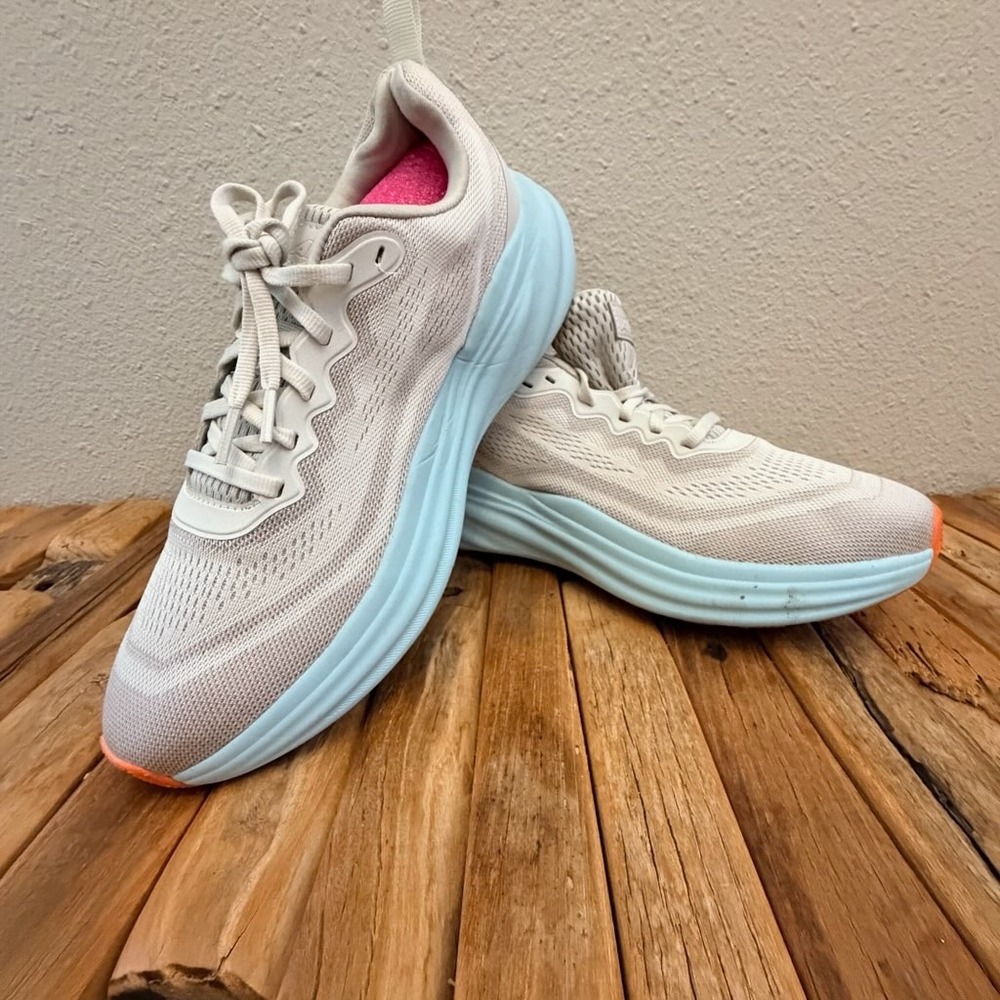 Avia Cantilever Womens Running Shoes Tan Blue Orange WWAV25BA002 Size 12